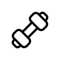 Simple Dumbbell icon. The icon can be used for websites, print templates, presentation templates, illustrations, etc vector