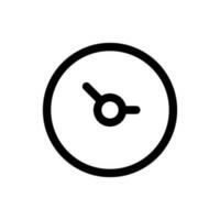 sencillo reloj icono. el icono lata ser usado para sitios web, impresión plantillas, presentación plantillas, ilustraciones, etc vector
