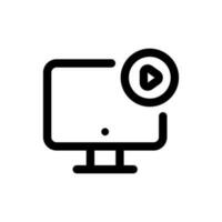 Simple Webinar icon. The icon can be used for websites, print templates, presentation templates, illustrations, etc vector