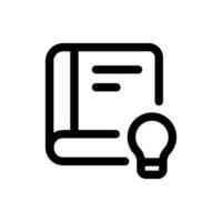 Simple Knowledge icon. The icon can be used for websites, print templates, presentation templates, illustrations, etc vector