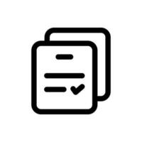 Simple Report Card icon. The icon can be used for websites, print templates, presentation templates, illustrations, etc vector