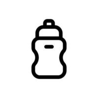 Simple Water Bottle icon. The icon can be used for websites, print templates, presentation templates, illustrations, etc vector