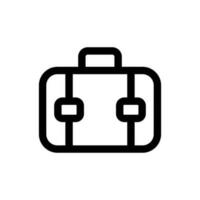 Simple Travel Bag icon. The icon can be used for websites, print templates, presentation templates, illustrations, etc vector