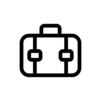 Simple Travel Bag icon. The icon can be used for websites, print templates, presentation templates, illustrations, etc vector