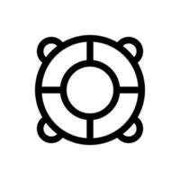 Simple Lifebuoy icon. The icon can be used for websites, print templates, presentation templates, illustrations, etc vector