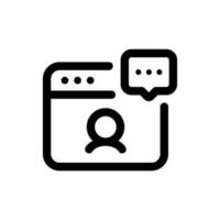 Simple Online Class icon. The icon can be used for websites, print templates, presentation templates, illustrations, etc vector