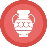 Amphora Vector Icon Design