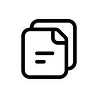 Simple Files icon. The icon can be used for websites, print templates, presentation templates, illustrations, etc vector