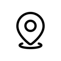 Simple Location icon. The icon can be used for websites, print templates, presentation templates, illustrations, etc vector