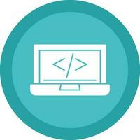 code programming Vector Icon Design