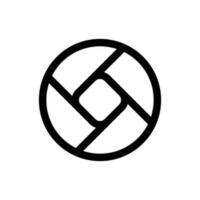 Simple Diaphragm icon. The icon can be used for websites, print templates, presentation templates, illustrations, etc vector