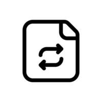 Simple Transfer File icon. The icon can be used for websites, print templates, presentation templates, illustrations, etc vector