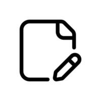 Simple Create File icon. The icon can be used for websites, print templates, presentation templates, illustrations, etc vector