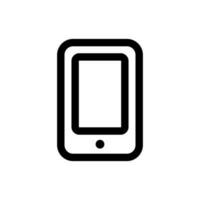 sencillo teléfono inteligente icono. el icono lata ser usado para sitios web, impresión plantillas, presentación plantillas, ilustraciones, etc vector