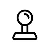 Simple Joystick icon. The icon can be used for websites, print templates, presentation templates, illustrations, etc vector