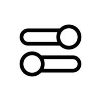 Simple Adjust icon. The icon can be used for websites, print templates, presentation templates, illustrations, etc vector
