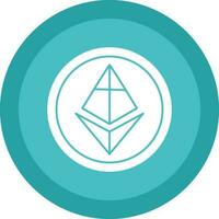 ethereum vector icono diseño