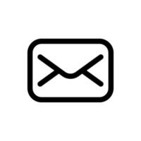 Simple Mail icon. The icon can be used for websites, print templates, presentation templates, illustrations, etc vector