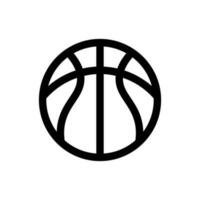 Simple Basketball icon. The icon can be used for websites, print templates, presentation templates, illustrations, etc vector