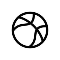 Simple Basketball icon. The icon can be used for websites, print templates, presentation templates, illustrations, etc vector