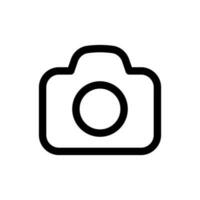Simple Camera icon. The icon can be used for websites, print templates, presentation templates, illustrations, etc vector