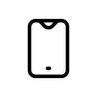 Simple Smartphone icon. The icon can be used for websites, print templates, presentation templates, illustrations, etc vector