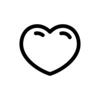 Simple Love icon. The icon can be used for websites, print templates, presentation templates, illustrations, etc vector