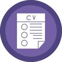 CV Vector Icon Design