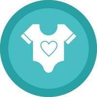 Baby shirt Vector Icon Design