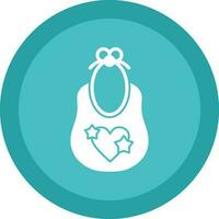 Baby bib Vector Icon Design