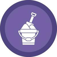 Sand bucket Vector Icon Design