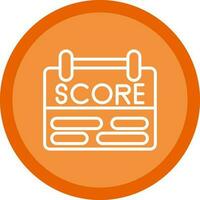 Scoring Vector Icon Design