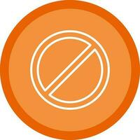 Ban Vector Icon Design