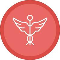 Caduceus Vector Icon Design