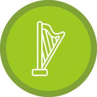 Harp Vector Icon Design