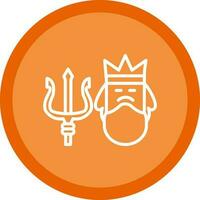 Poseidon Vector Icon Design