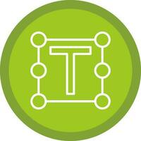 Typography Vector Icon Design