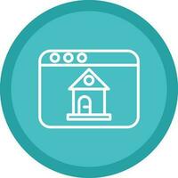 Home page Vector Icon Design