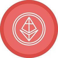 ethereum vector icono diseño