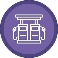 Gas station Vector Icon Design