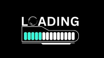 Loading icon loop out animation video