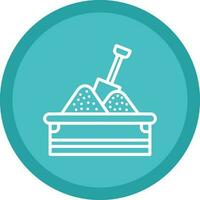 Sandbox Vector Icon Design