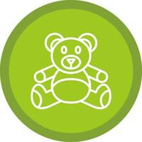 diseño de icono de vector de oso de peluche