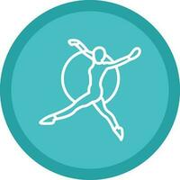 Trapeze artist Vector Icon Design