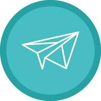 Paper plane Vector Icon Design