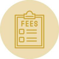 Fees Vector Icon Design