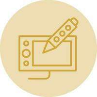 Drawing tablet Vector Icon Design