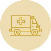 Ambulance Vector Icon Design