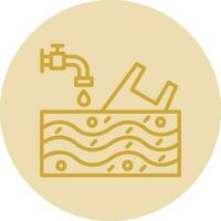 Water pollution Vector Icon Design