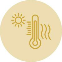 diseño de icono de vector de onda de calor